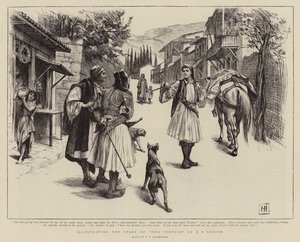Ilustrando la historia de La Vendimia por E. F. Benson de George Percy Jacomb Hood