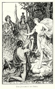 Odisea: El juicio de Paris (grabado) de George Percy Jacomb Hood
