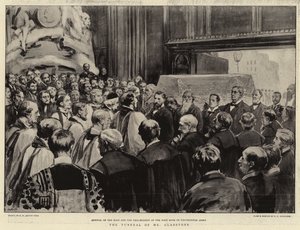 El funeral del Sr. Gladstone de George Percy Jacomb Hood