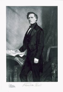 Franklin Pierce, 14º Presidente de los Estados Unidos de América, pub. 1901 de George Peter Alexander Healy