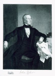 John Tyler, 10º presidente de los Estados Unidos de América de George Peter Alexander Healy