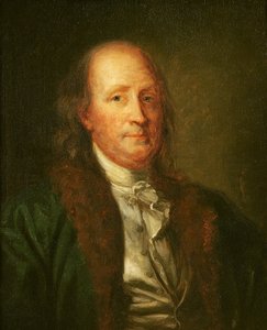 Retrato de Benjamin Franklin (1706-90)