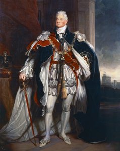 Retrato del Rey Guillermo IV, copia de Sir Martin Archer Shee