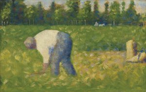 Campesino trabajando, 1883