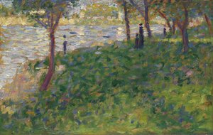 Estudio para La Grande Jatte, 1884-1885