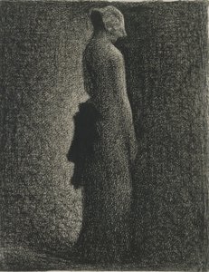 El arco negro, c. 1882 de George Pierre Seurat