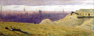 Newcastle desde Rabbit Banks, Gateshead on Tyne de George Price Boyce