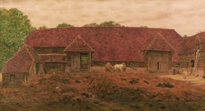 El viejo granero en Whitchurch de George Price Boyce