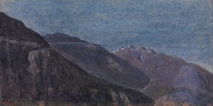 El valle del Ticino desde Giornico de George Price Boyce