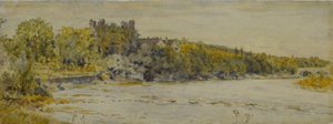 El Tyne en Bywell, Northumberland de George Price Boyce