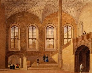 El Salón de Christ Church, Oxford de George Pyne