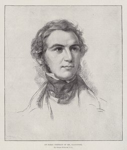 Un primer retrato del Sr. Gladstone de George Richmond