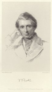 Retrato de John Ruskin de George Richmond