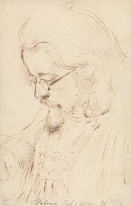 Retrato de Samuel Palmer, Cabeza y hombros de George Richmond