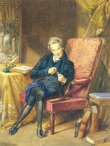 Retrato de William Wilberforce (1759-1833) 1833 (acuarela sobre papel) de George Richmond