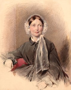 Retrato de una mujer desconocida de George Richmond