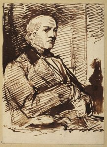 El hombre sentado de George Richmond