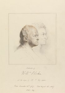 William Blake en la juventud y la edad de George Richmond