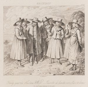 Disputa familiar, Gmunden, c.1821 de George Robert Lewis