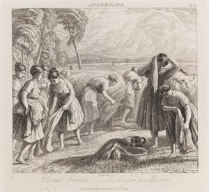 Cosecha, Augsbourg, c.1821 de George Robert Lewis
