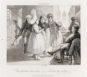 Reunión Interesante - Bayeux, c.1821 de George Robert Lewis