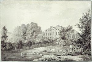 A View of Kenwood (lápiz sobre papel) de George Robertson
