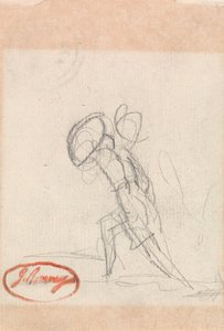 Figura de carga con escudo de George Romney