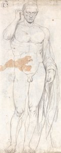 Desnudo masculino clásico de George Romney
