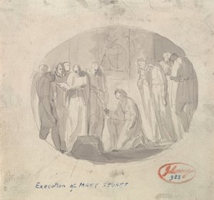 Ejecución de María Estuardo de George Romney