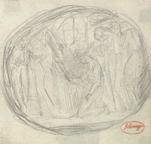 Ejecución de María Estuardo de George Romney