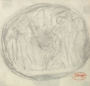 La ejecución de María Estuardo de George Romney