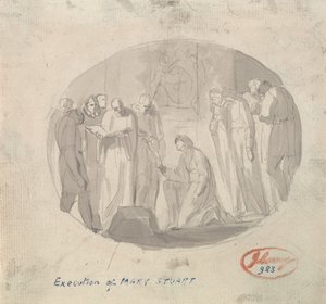 La ejecución de María Estuardo de George Romney