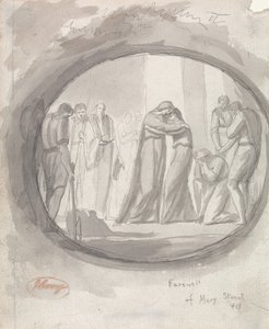 La despedida de María Estuardo de George Romney