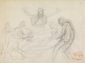 Figura Composición Estudio 11 de George Romney