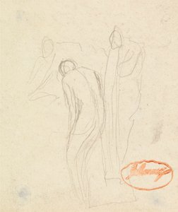 Figura Composición Estudio 1 de George Romney