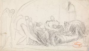 Figura Estudio de composición 22 de George Romney