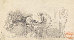 Figura Estudio de composición 23 de George Romney