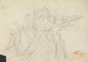 Estudio de composición de figuras n.º 27 de George Romney