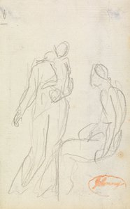 Figura Composición Estudio 2 de George Romney