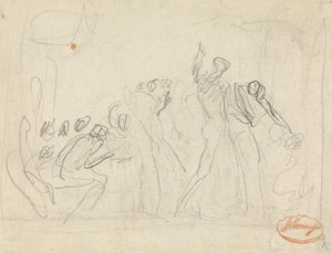 Figura Estudio de composición 33 de George Romney