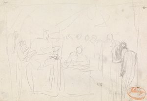 Figura Estudio de composición 35 de George Romney