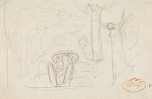 Figura Estudio de composición 38 de George Romney