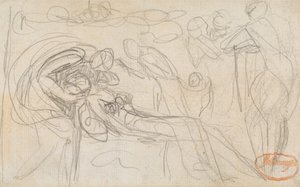 Figura Estudio de composición 49 de George Romney