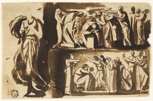 Estudios de Figuras de George Romney
