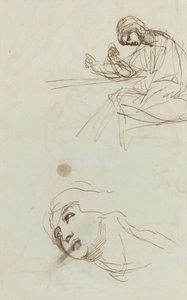 Estudios de figuras de George Romney