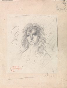Cabeza de mujer de George Romney