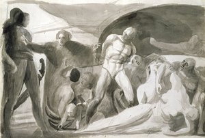 Howard Visitando un Lazareto de George Romney