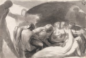 Howard de visita en una cárcel de George Romney