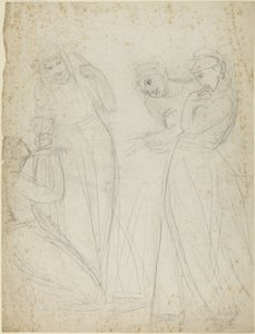 La iniciación de una ninfa rústica de George Romney