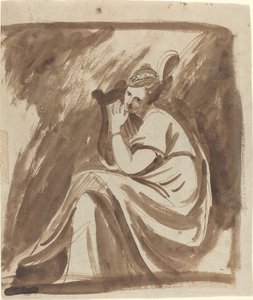 Lady Hamilton tocando una lira de George Romney